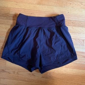 LULULEMON DARK PURPLE SHORTS